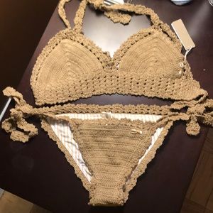 Never worn crochet bikini